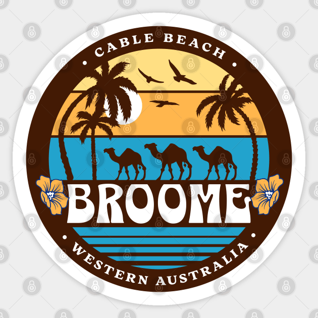 Broome, Western Australia Sticker by Speshly